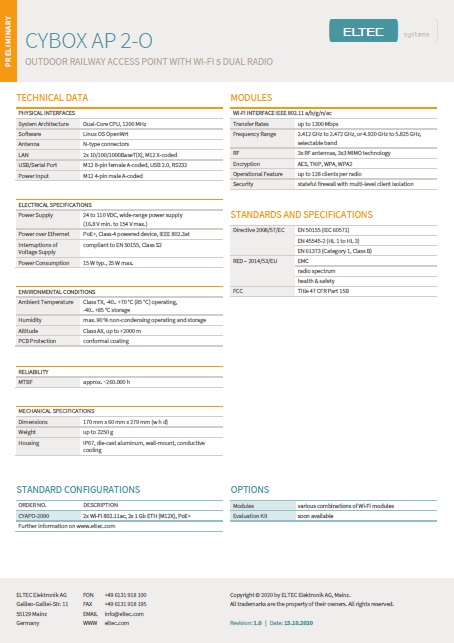 Icon Standard Configurations CyBox