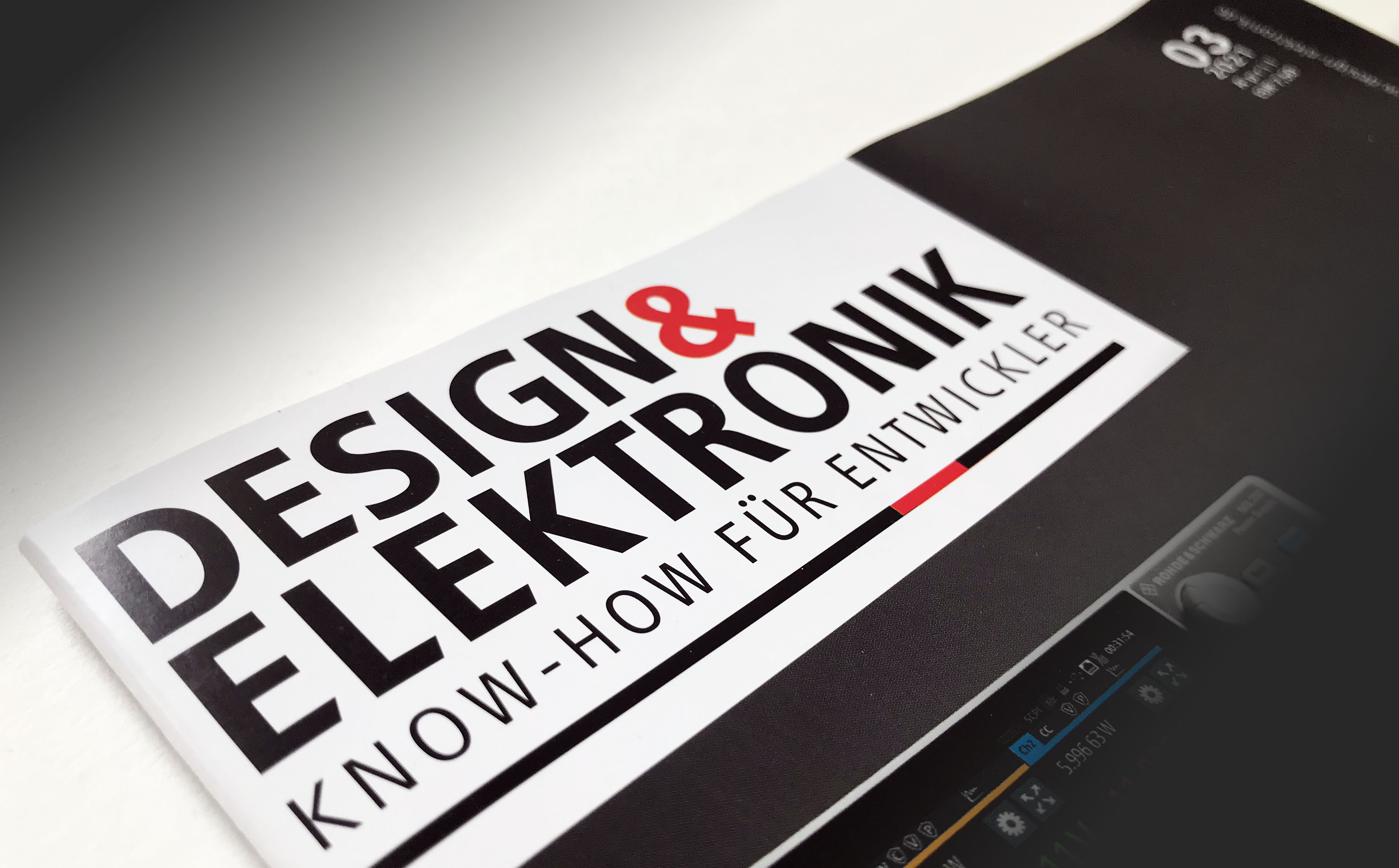 Photo paper in Design & Elektronik magazine